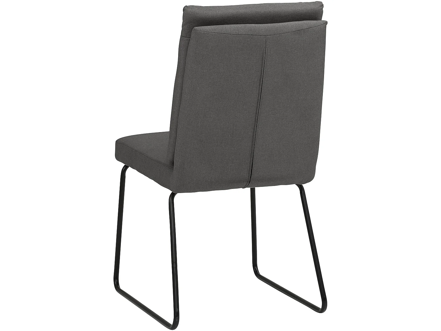 Irene | Lot de 2 chaises de salle à manger rembourrées en micro.