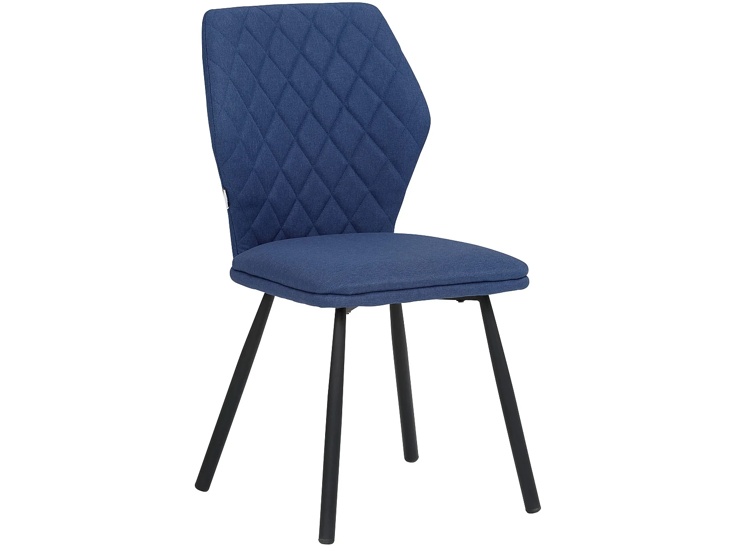 Jessica | Lot de 2 chaises de salle à manger rembourrées en tissu tissé