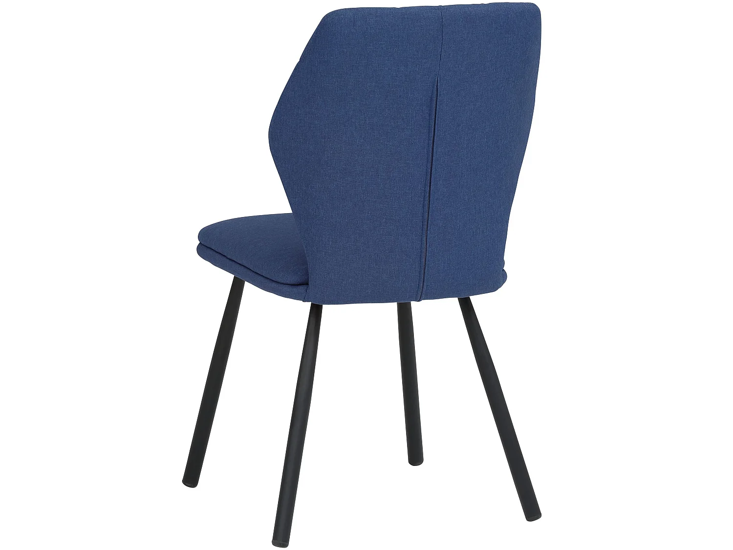 Jessica | Lot de 2 chaises de salle à manger rembourrées en tissu tissé