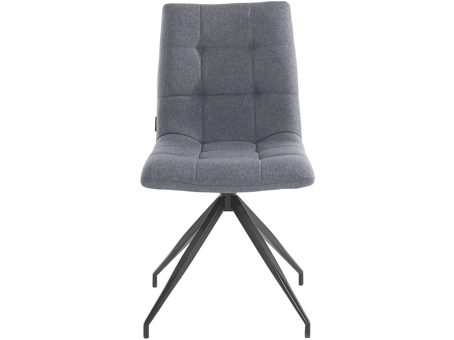 Gina | Lot de 2 chaises de salle à manger rembourrées en tissu avec pieds