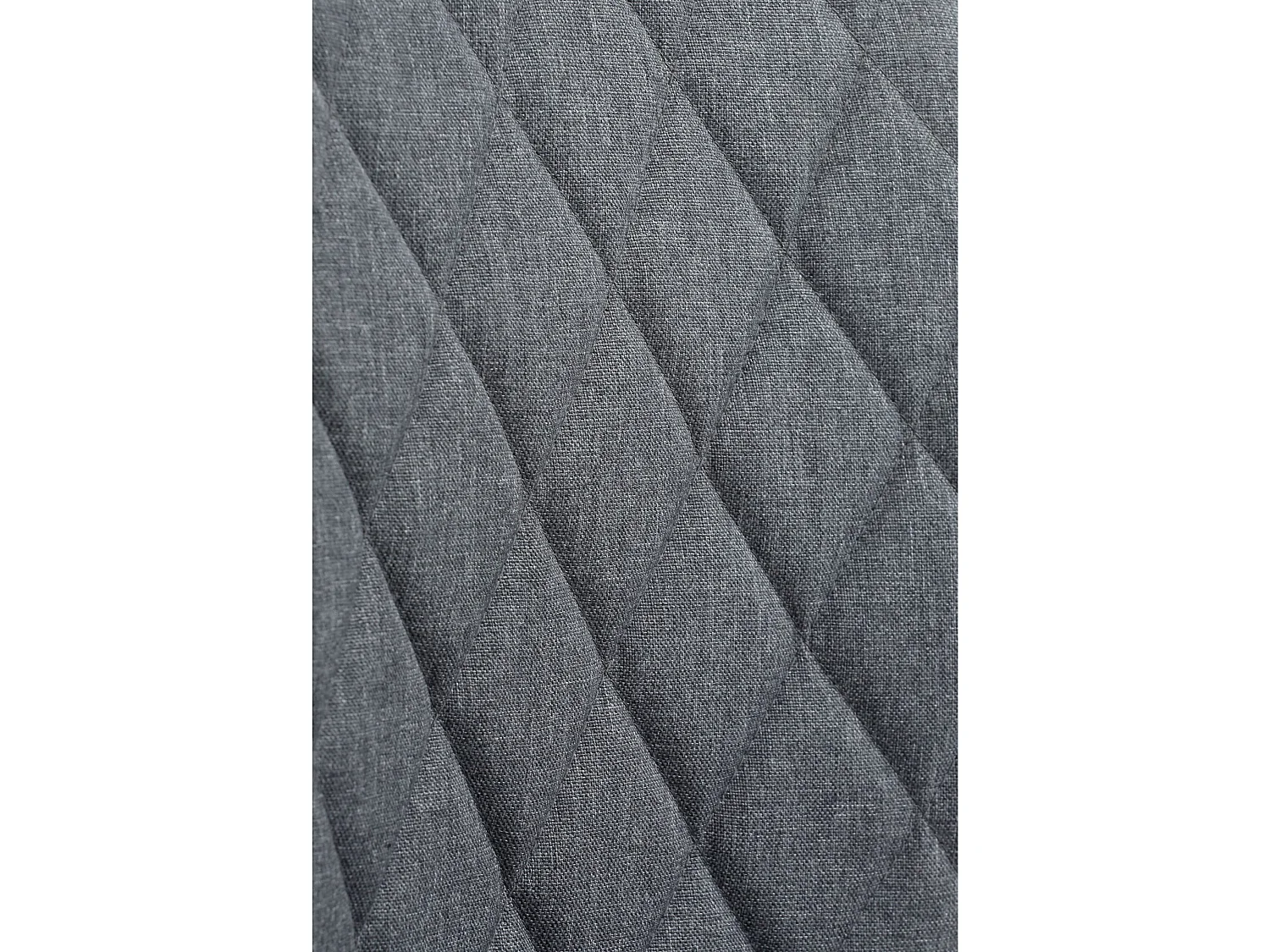 Juego de 2 sillas de comedor tapizadas en tela tejida en gris