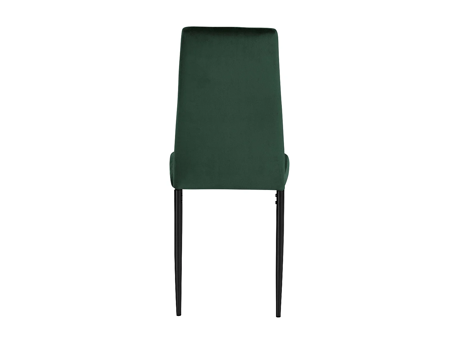 Kelly | Lot de 2 chaises de salle à manger rembourrées en velours vert