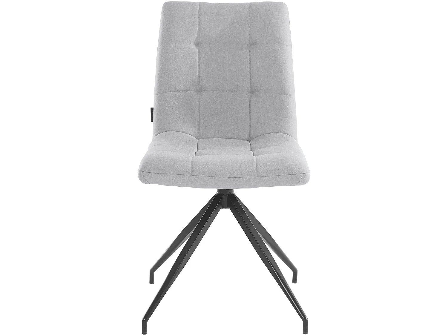 Gina | Lot de 2 chaises de salle à manger rembourrées en tissu avec pieds