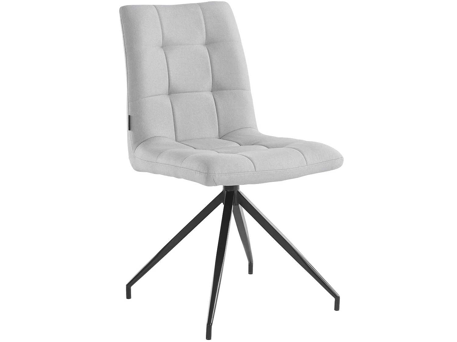 Gina | Lot de 2 chaises de salle à manger rembourrées en tissu avec pieds