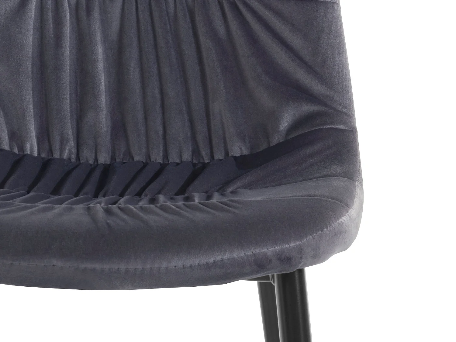 Conjunto de 4 cadeiras de jantar Pavia cinzentas