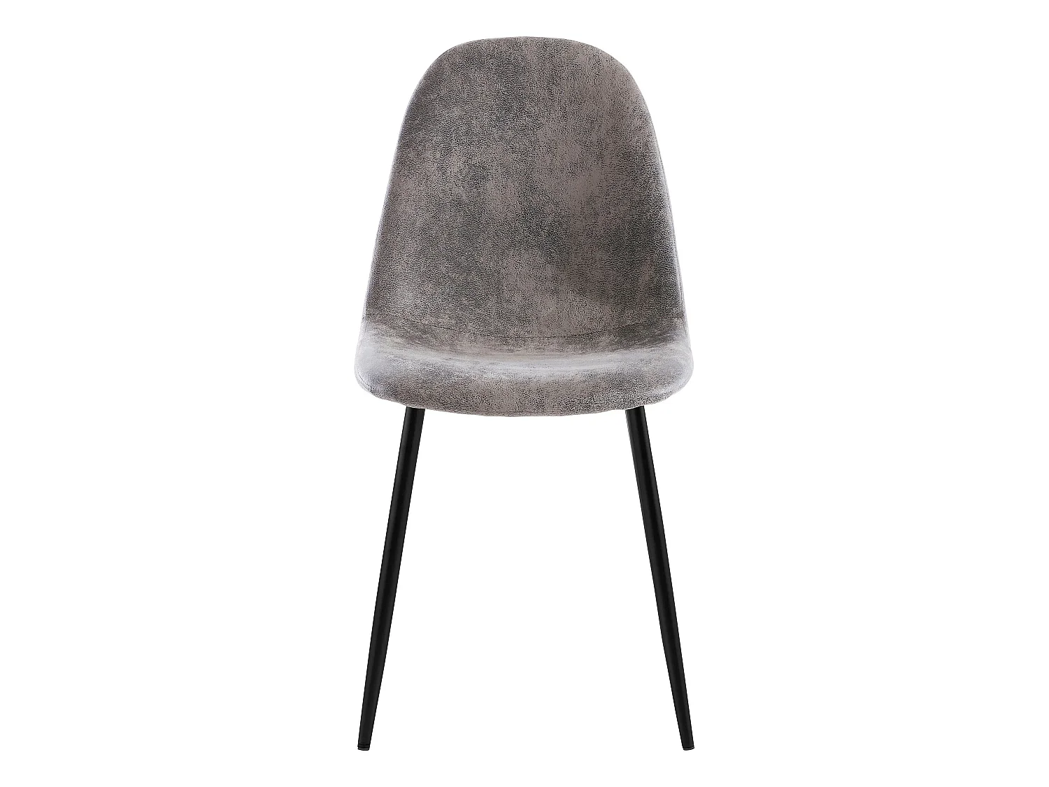 Cadeira de jantar em tecido cinzento claro Miller | Conjunto de 2 cadeiras