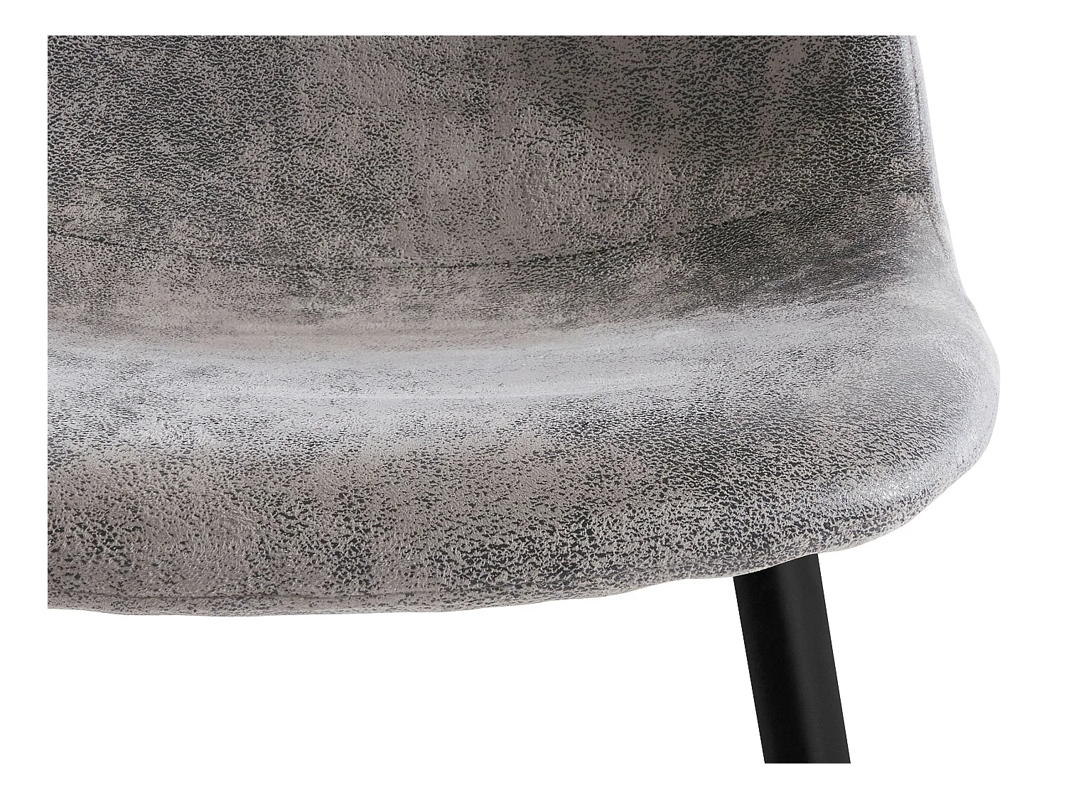 Cadeira de jantar em tecido cinzento claro Miller | Conjunto de 2 cadeiras