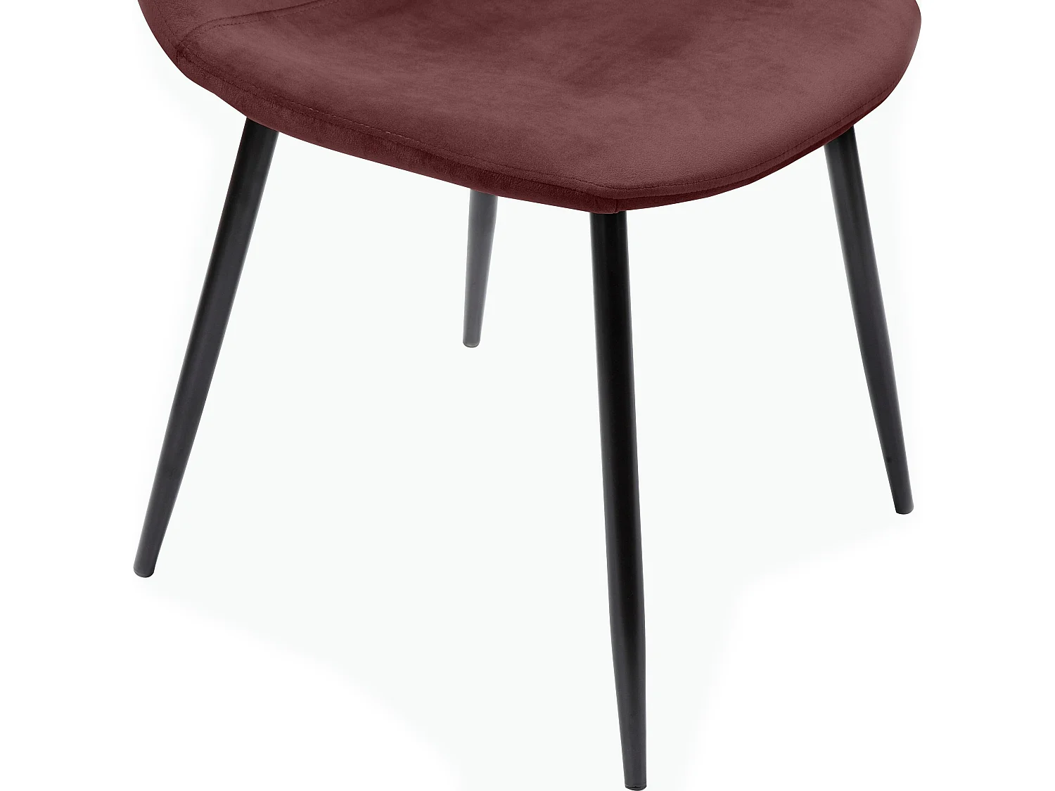 Conjunto de 4 cadeiras de jantar em plástico cinzento claro