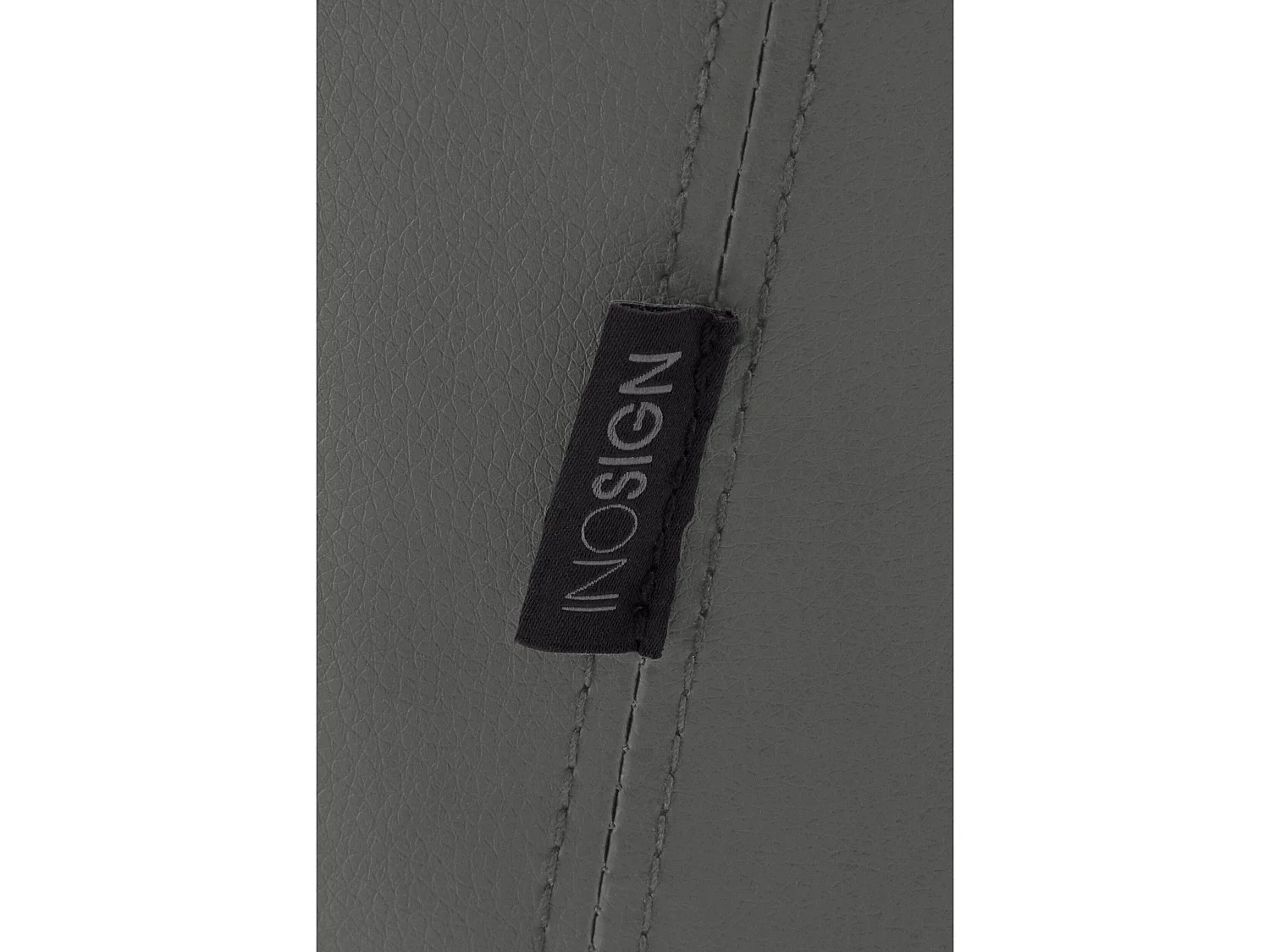 Silla de comedor tapizada en PU gris