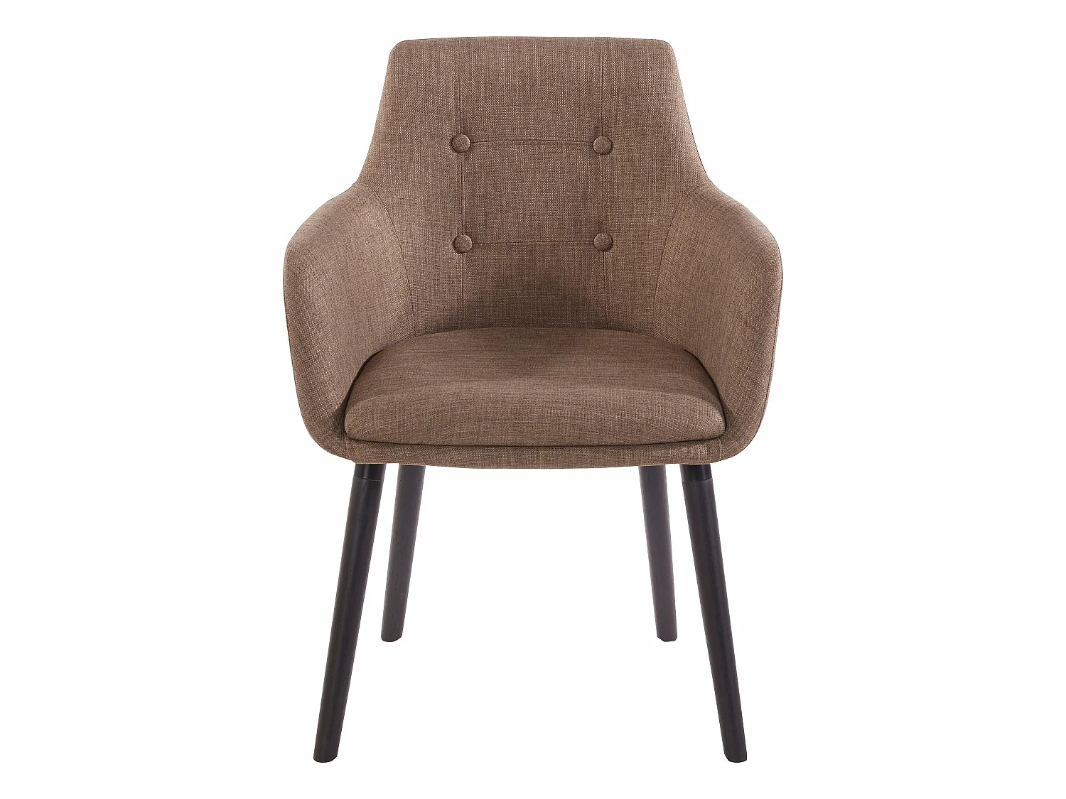 Bradford | Ensemble de 2 chaises de salle à manger rembourrées en tissu