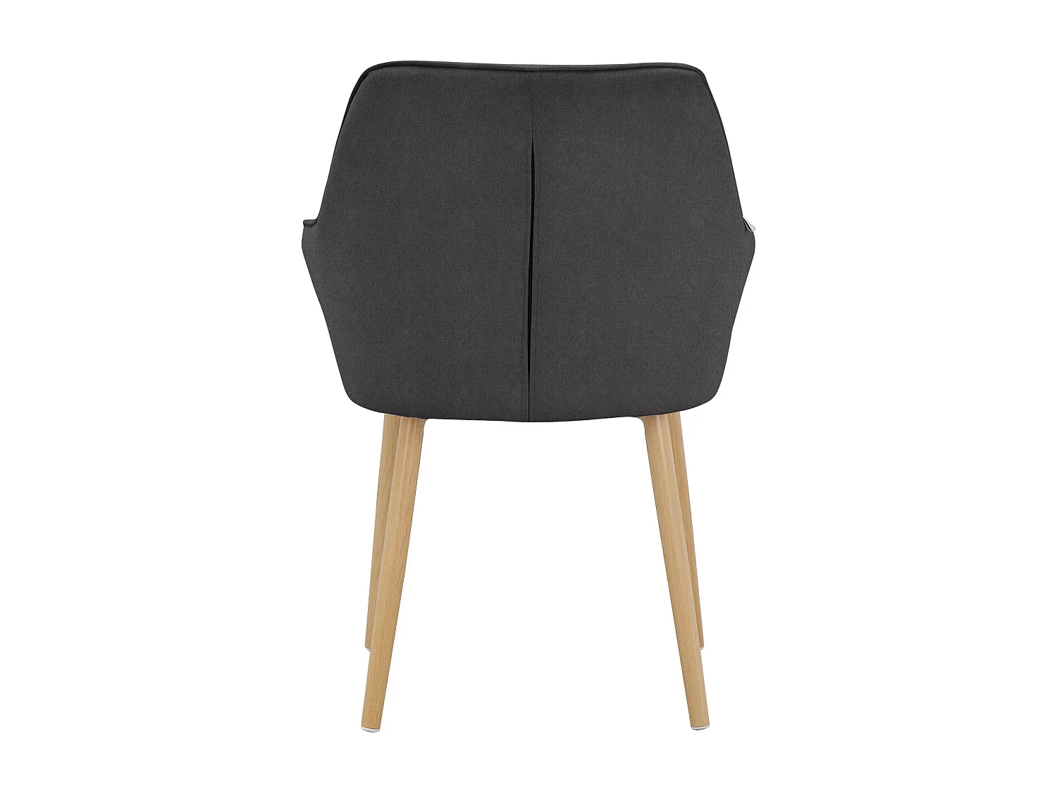 Gepolsterte Esszimmerstühle im 2er-Set aus Samt, anthrazit