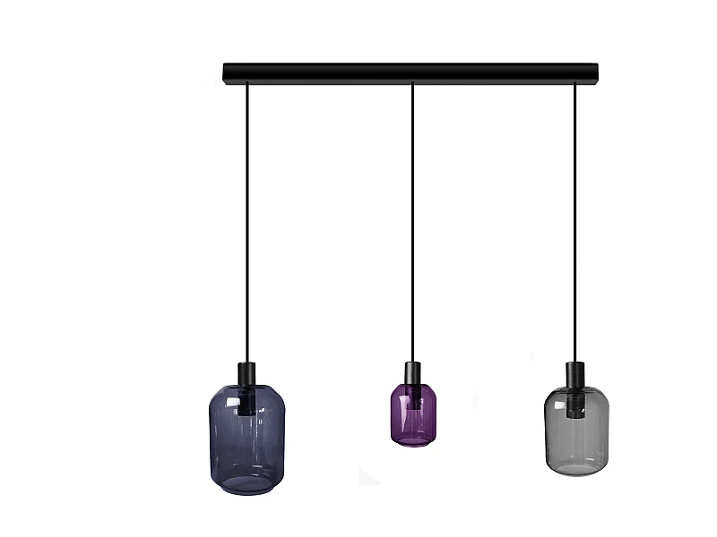 Lustre TOSEL ,métal,Bronce,H100x D20xP60 cm