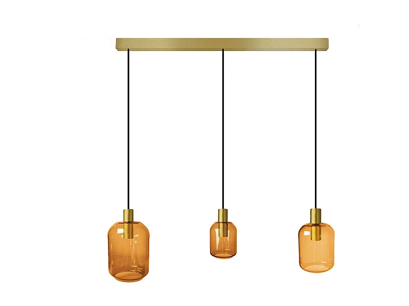 Suspensão TOSEL  SVALBARD SMB vidro bar colori D60 x  H100  cm