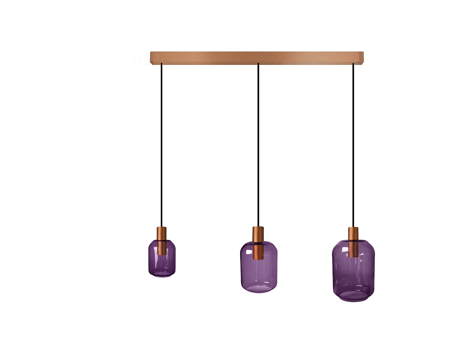 Lustre TOSEL ,métal,Dorado,H100xD 20xP60cm