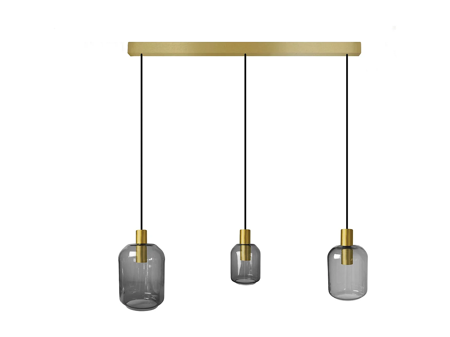 Suspensão TOSEL  SVALBARD SMB vidro bar lilás D60 x  H100  cm