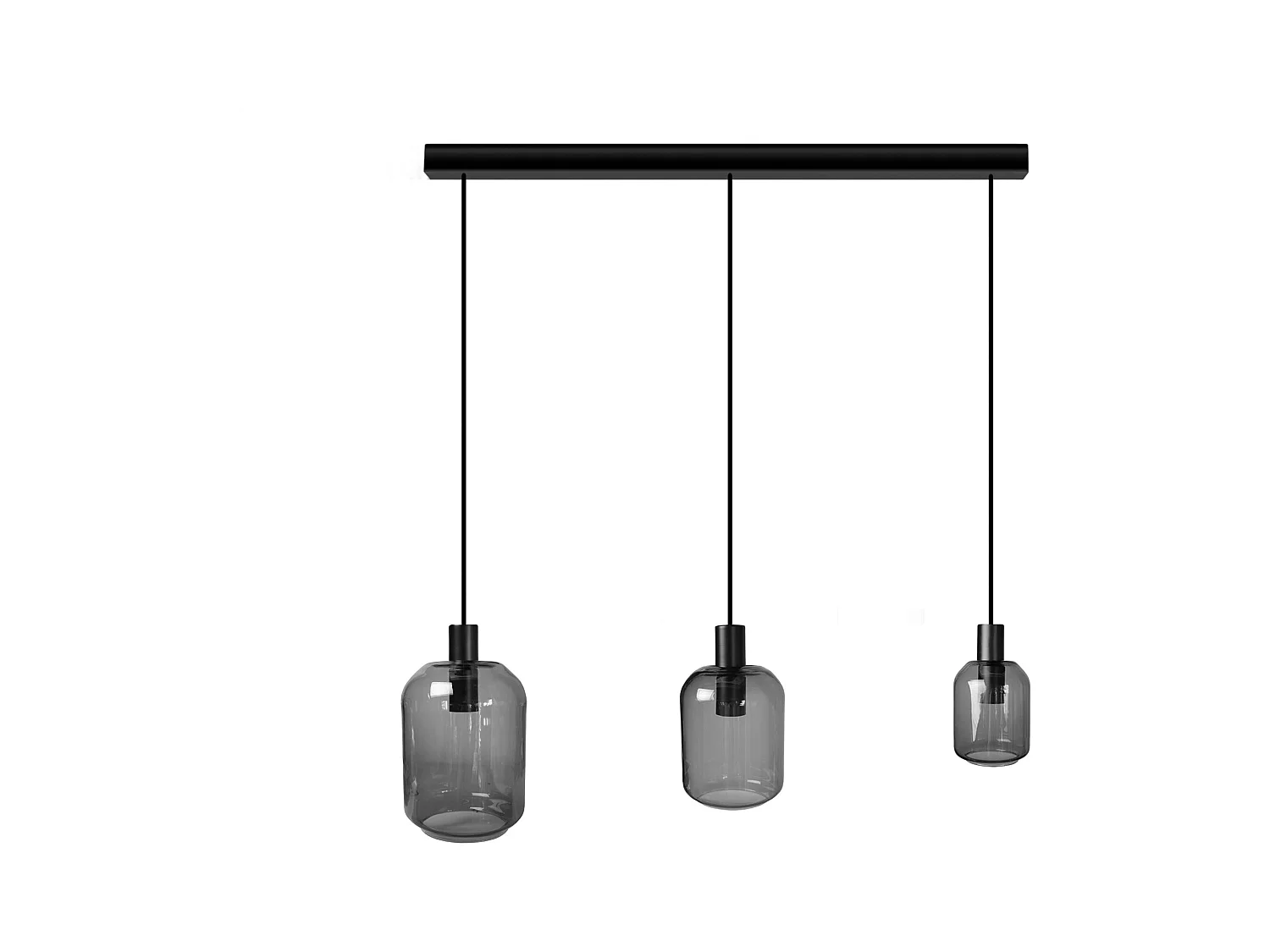 Lustre TOSEL ,métal,Gris ,H100xD20xP60cm