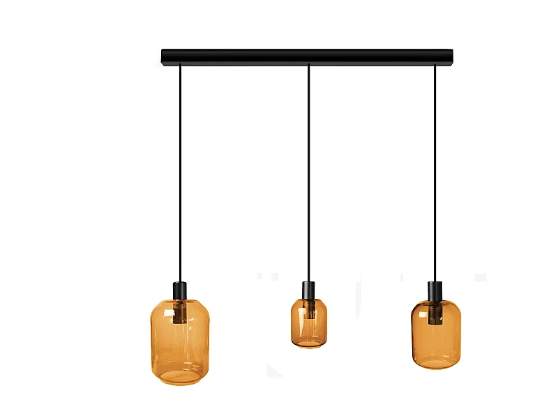 Suspensão TOSEL  SVALBARD SMB vidro bar colori D60 x  H100  cm