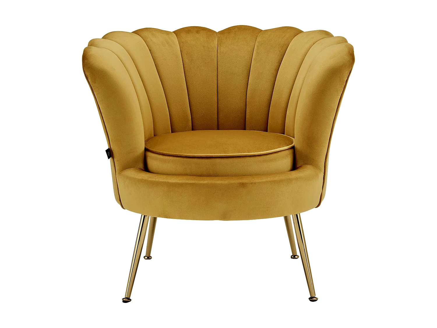 Kelsey | Fauteuils en velours doré