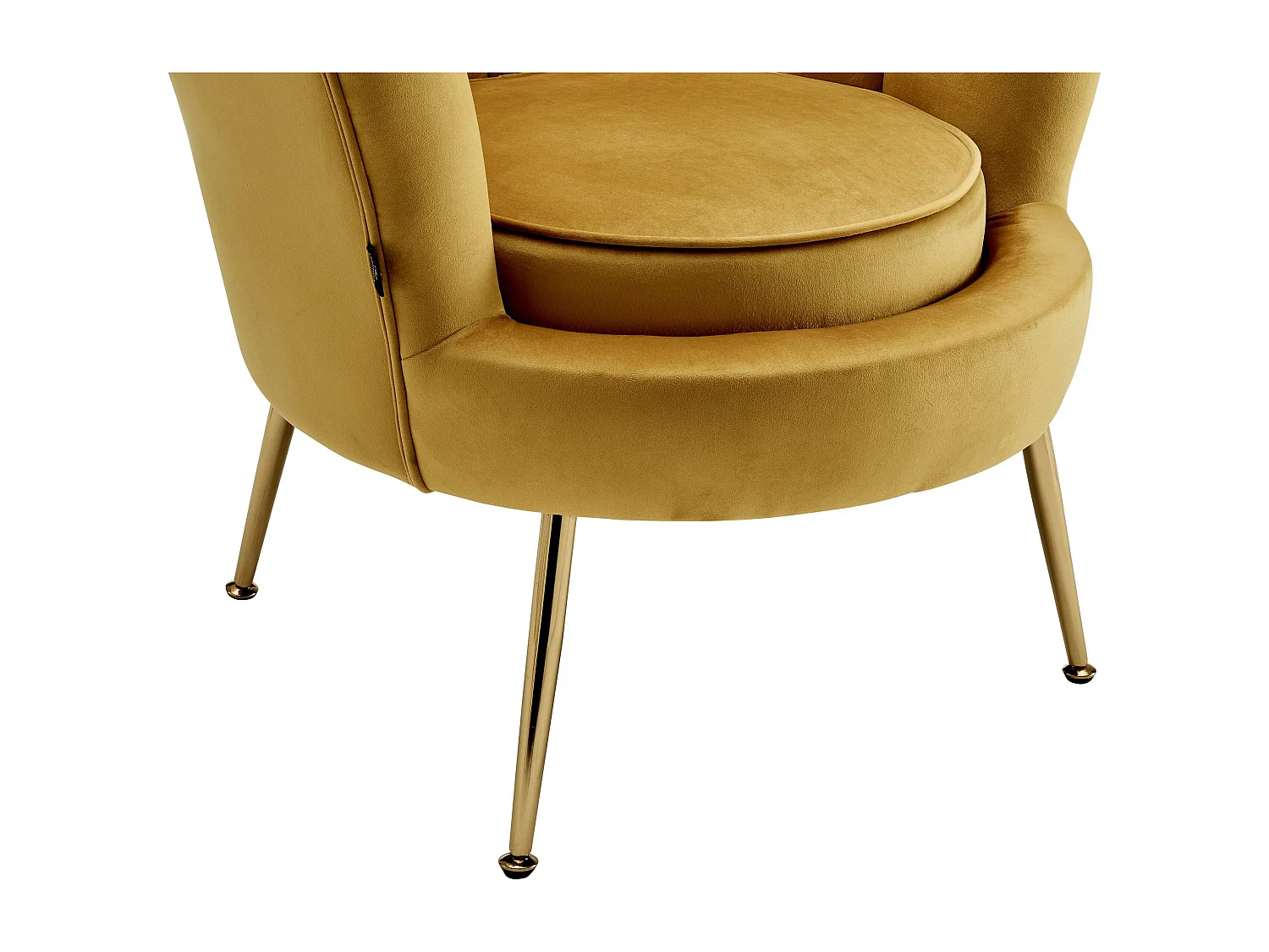 Kelsey | Fauteuils en velours doré