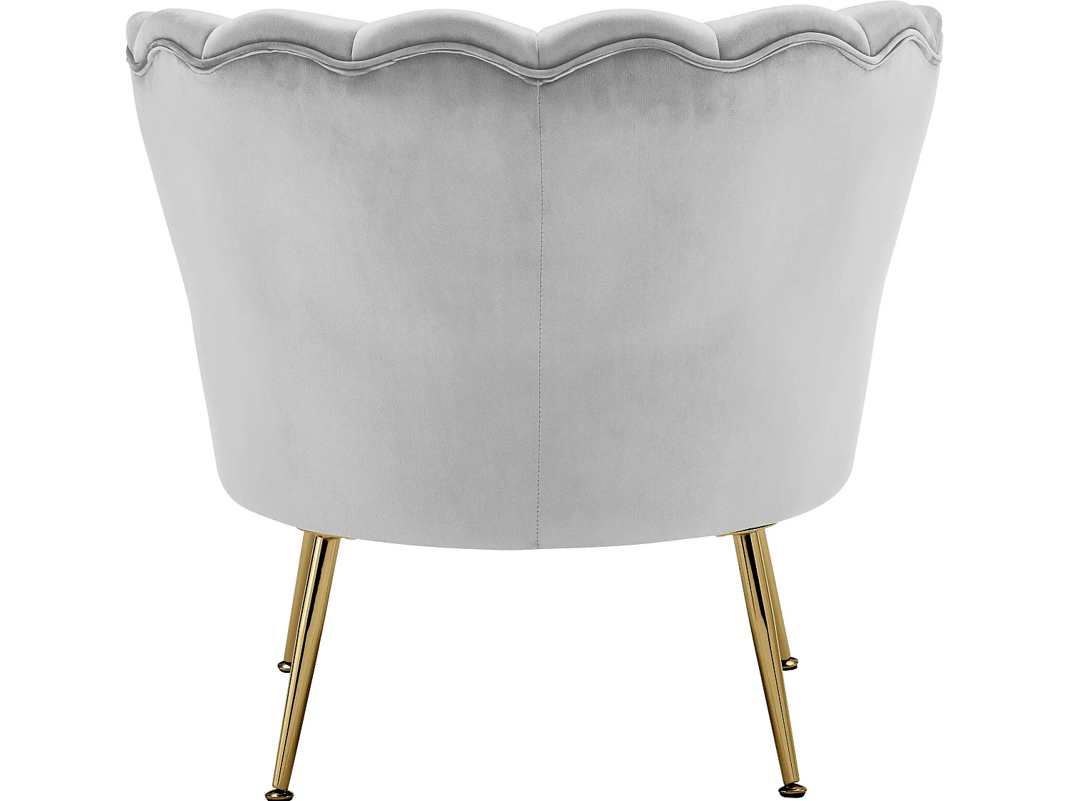 Kelsey | Chaise d'appoint rembourrée en velours gris