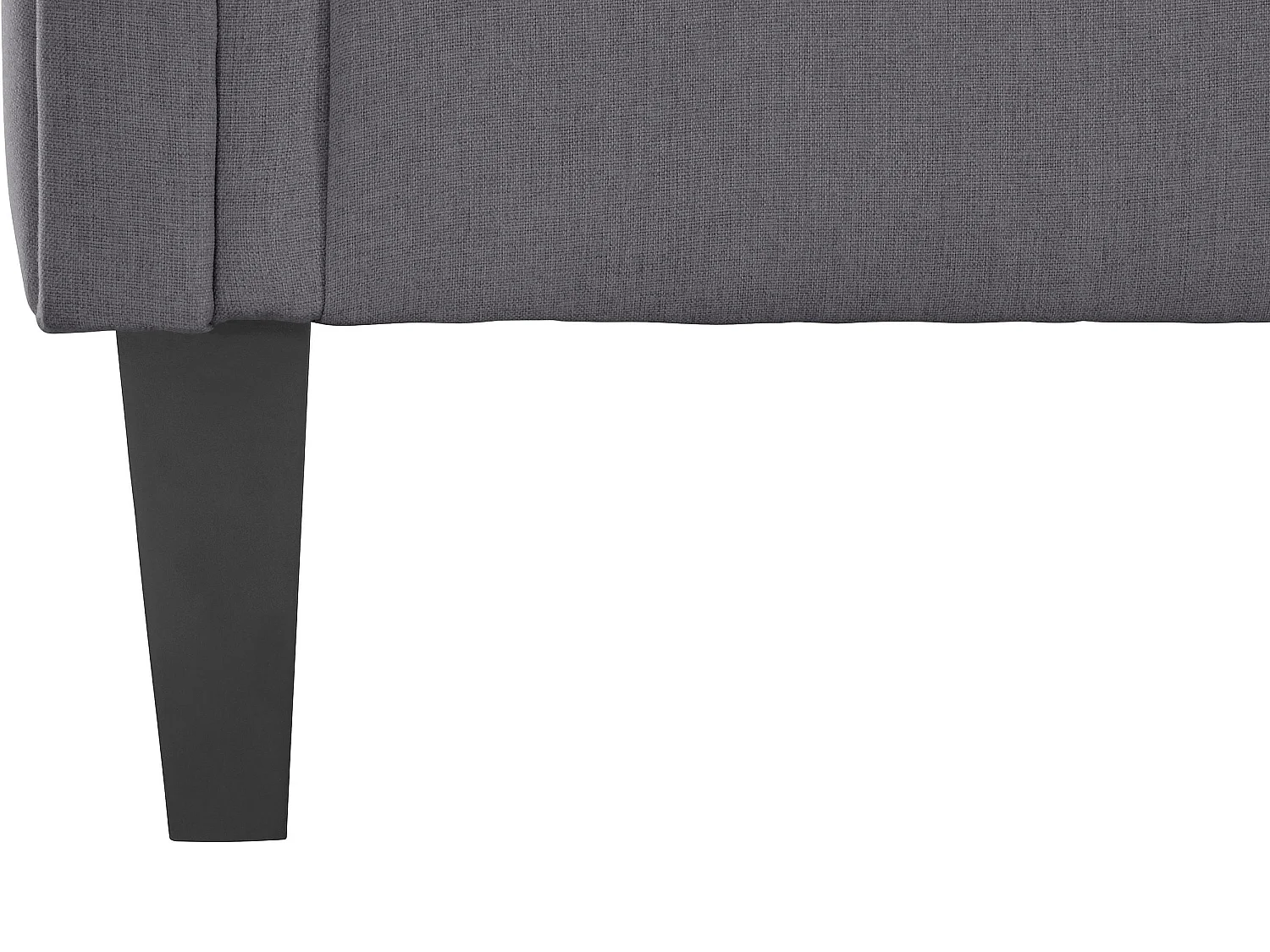 Cooper | Chaise d'appoint rembourrée en tissu gris