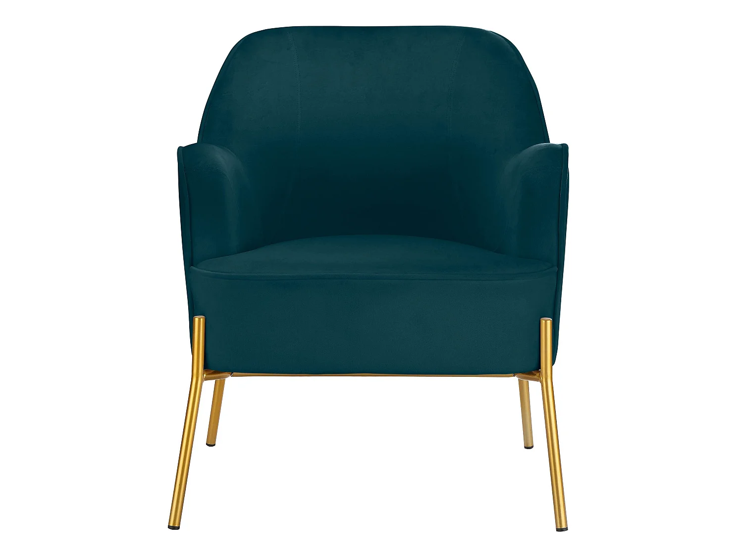 Runa | Chaise d'appoint rembourrée en velours pétrole