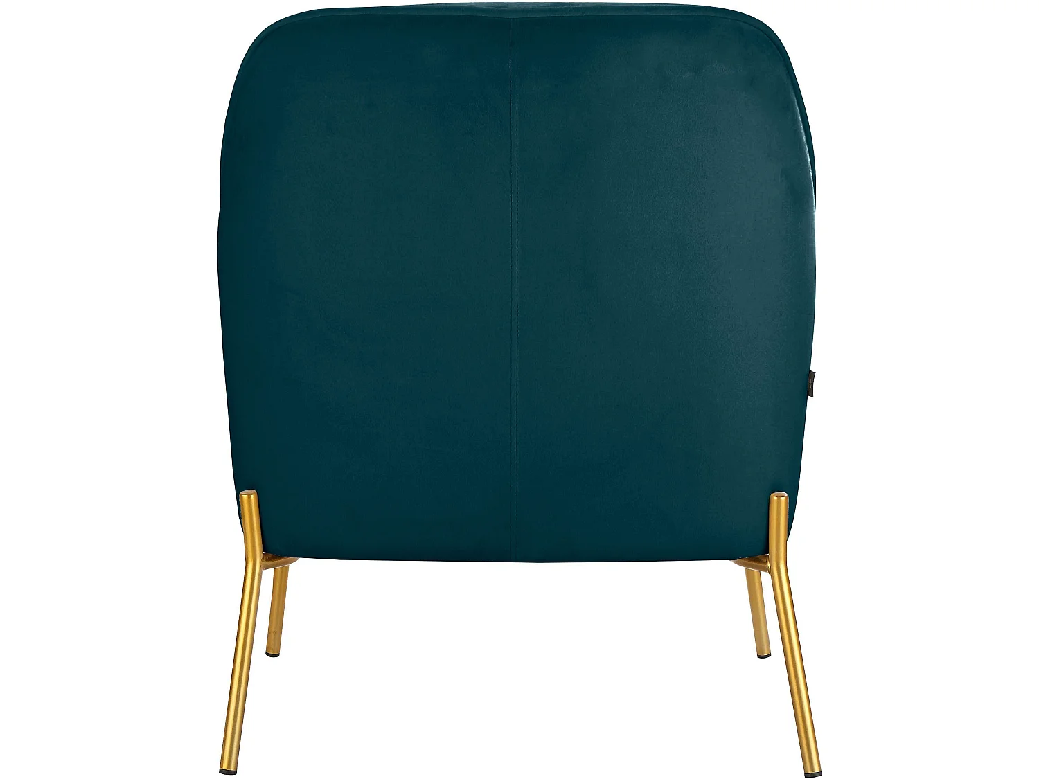 Runa | Chaise d'appoint rembourrée en velours pétrole