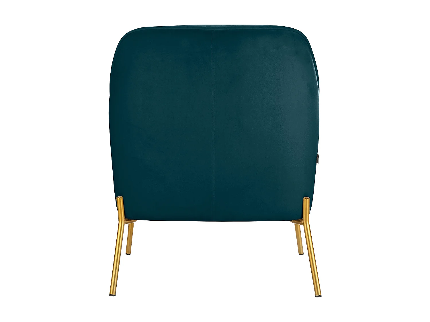 Runa | Chaise d'appoint rembourrée en velours pétrole