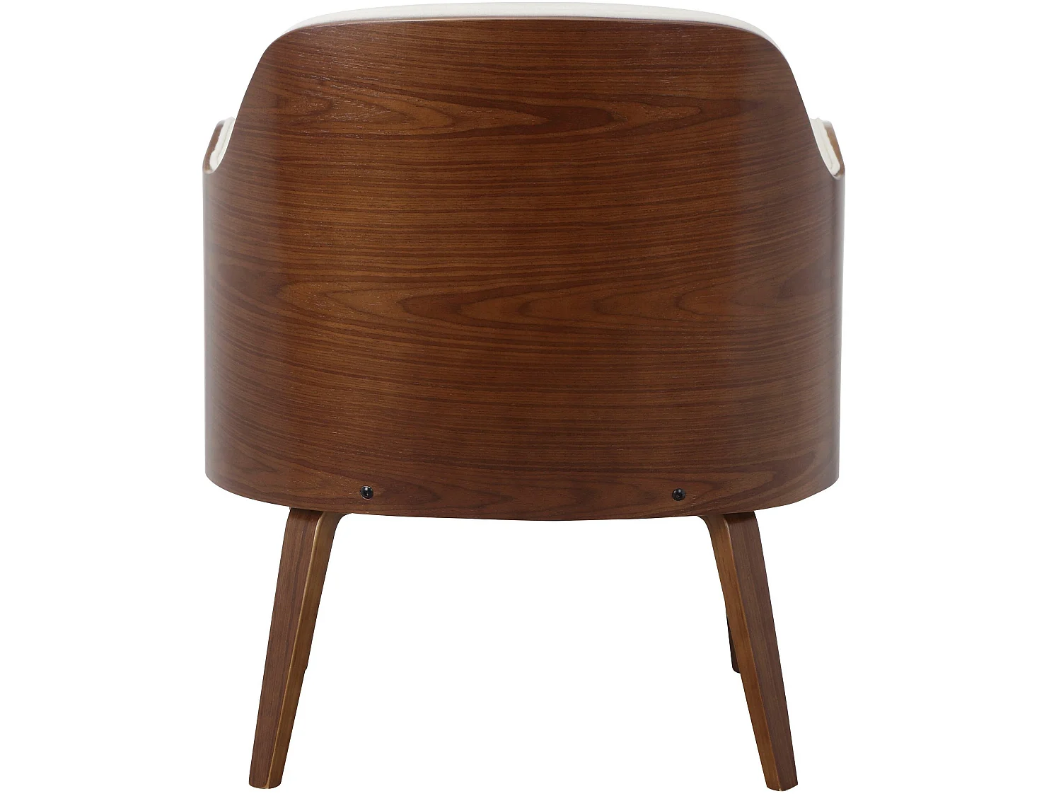 Haruko | Chaise d'appoint rembourrée en crème dolly teddy