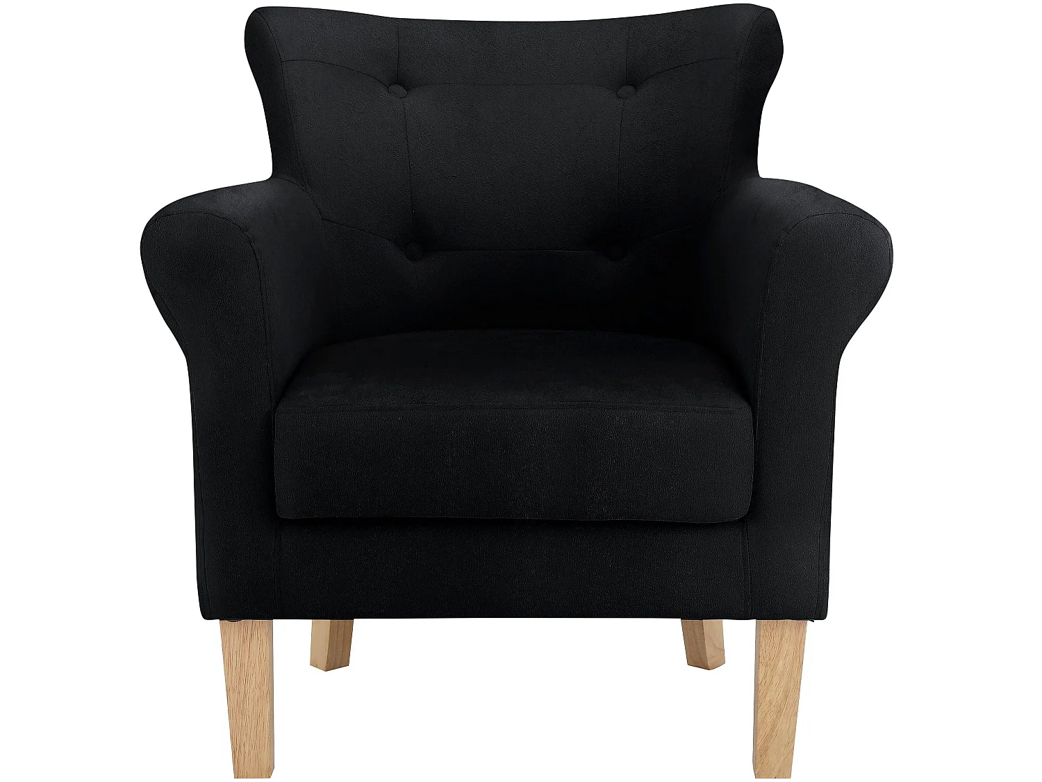 Colton | Chaise tapissée en tissu tissé gris