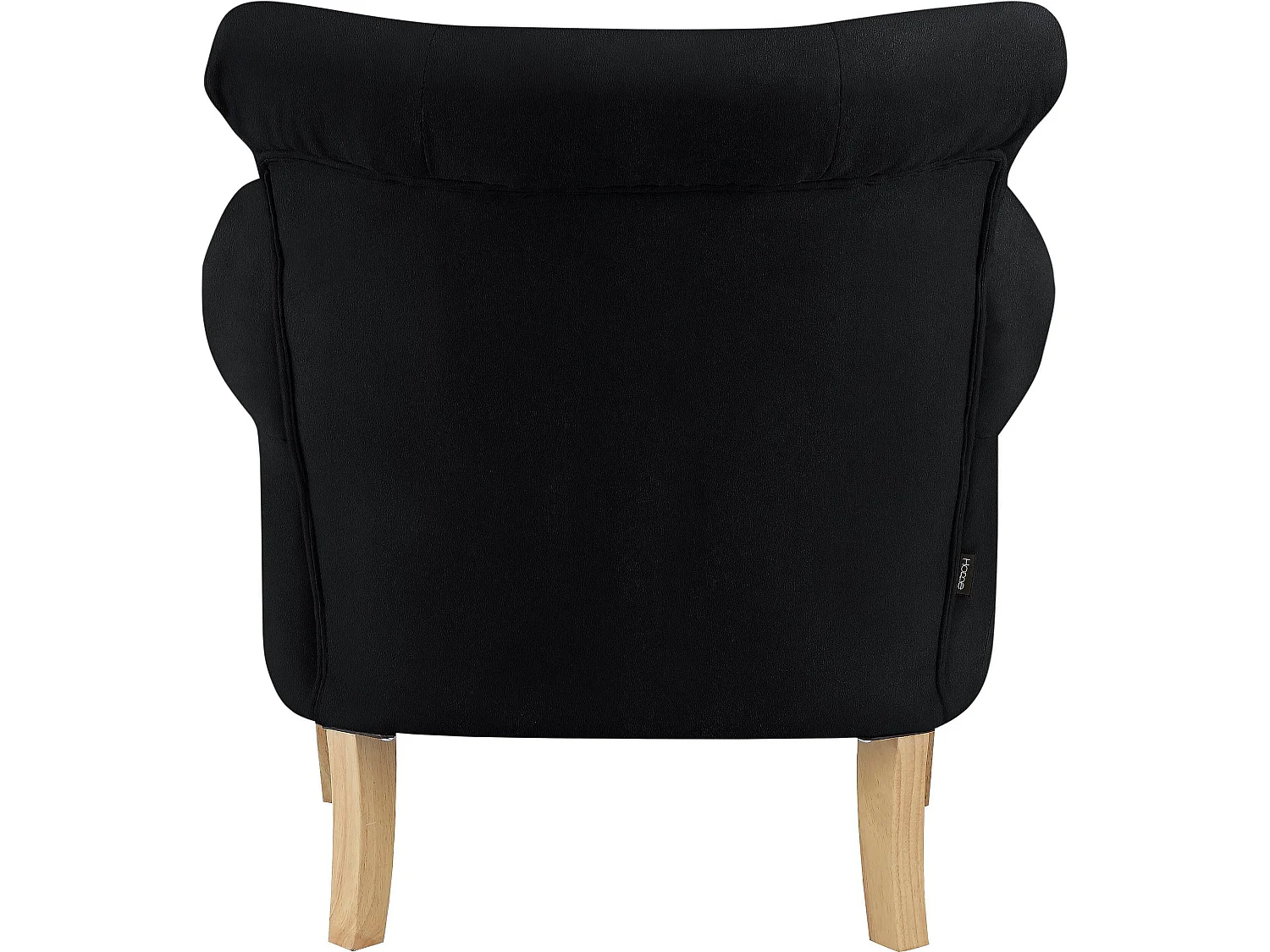 Colton | Chaise tapissée en tissu tissé gris