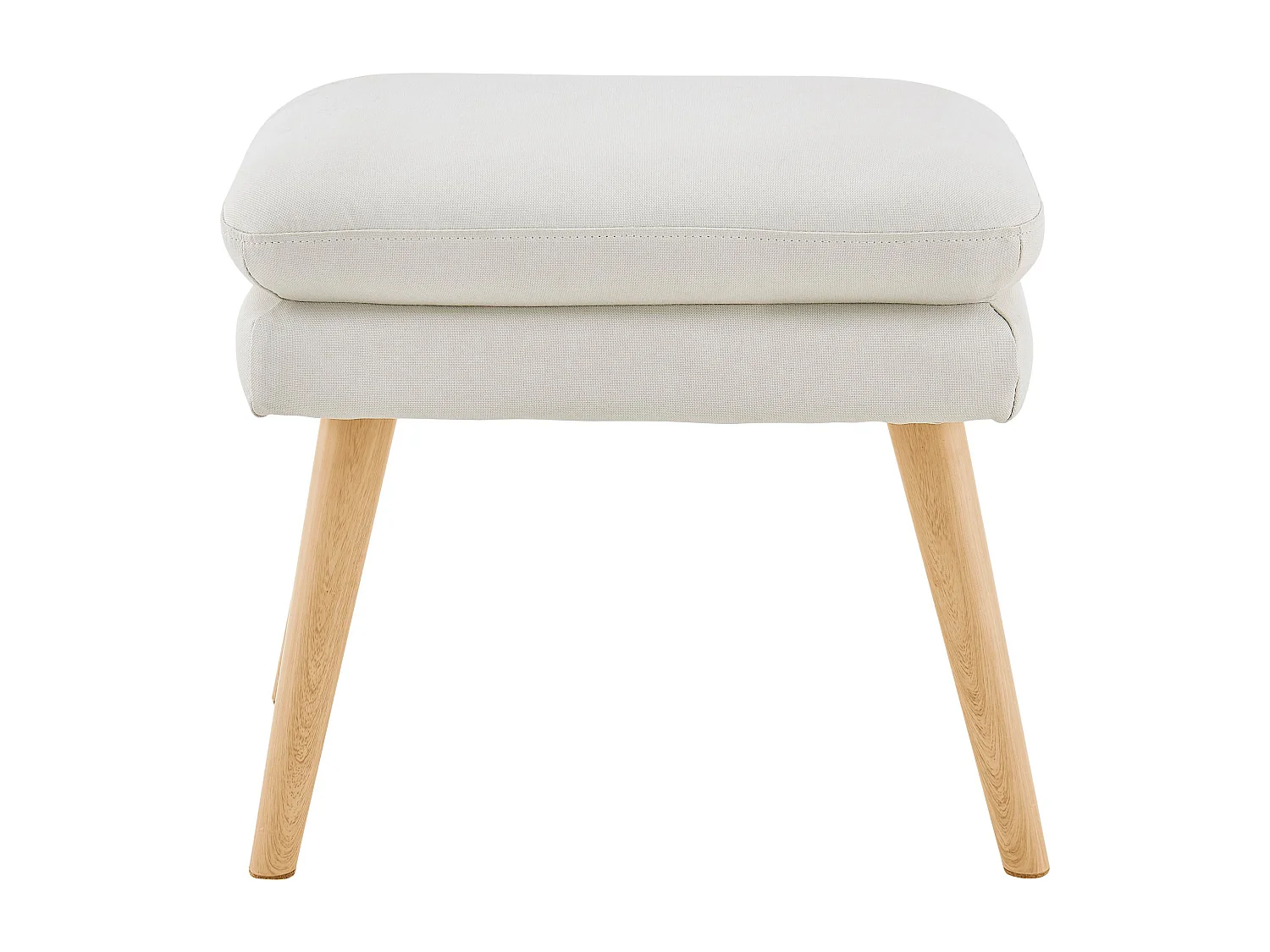 Zenia | Chaise d'appoint rembourrée en PU crème