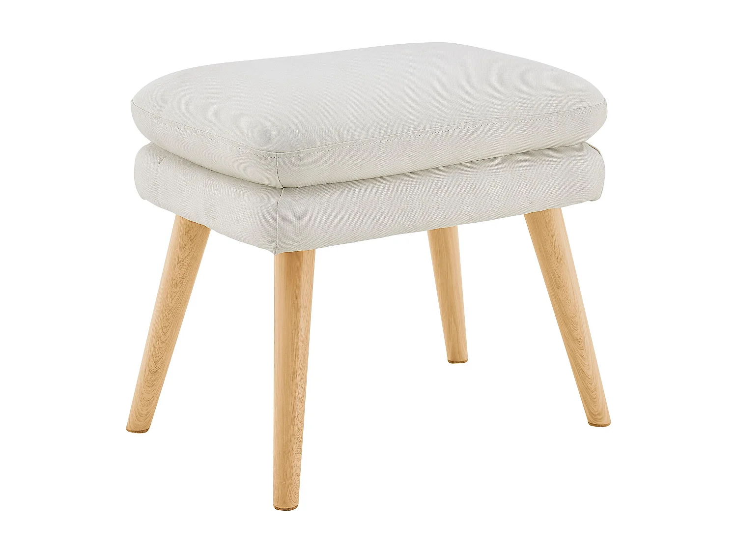 Zenia | Chaise d'appoint rembourrée en PU crème