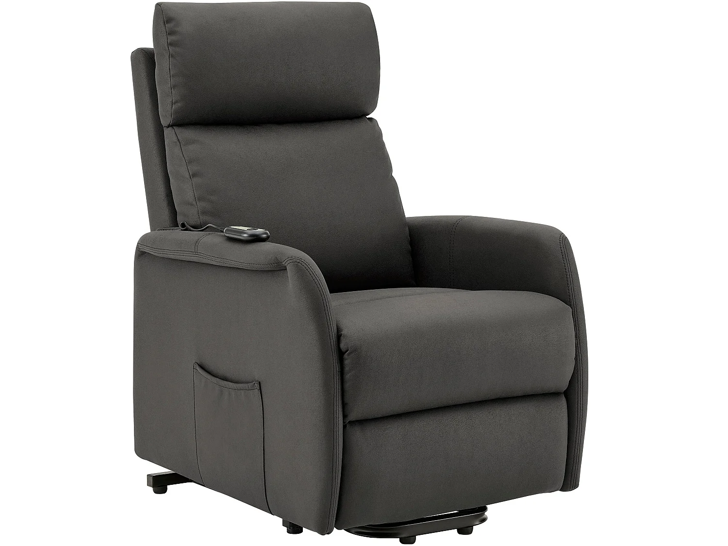 Poltrona in tessuto antracite