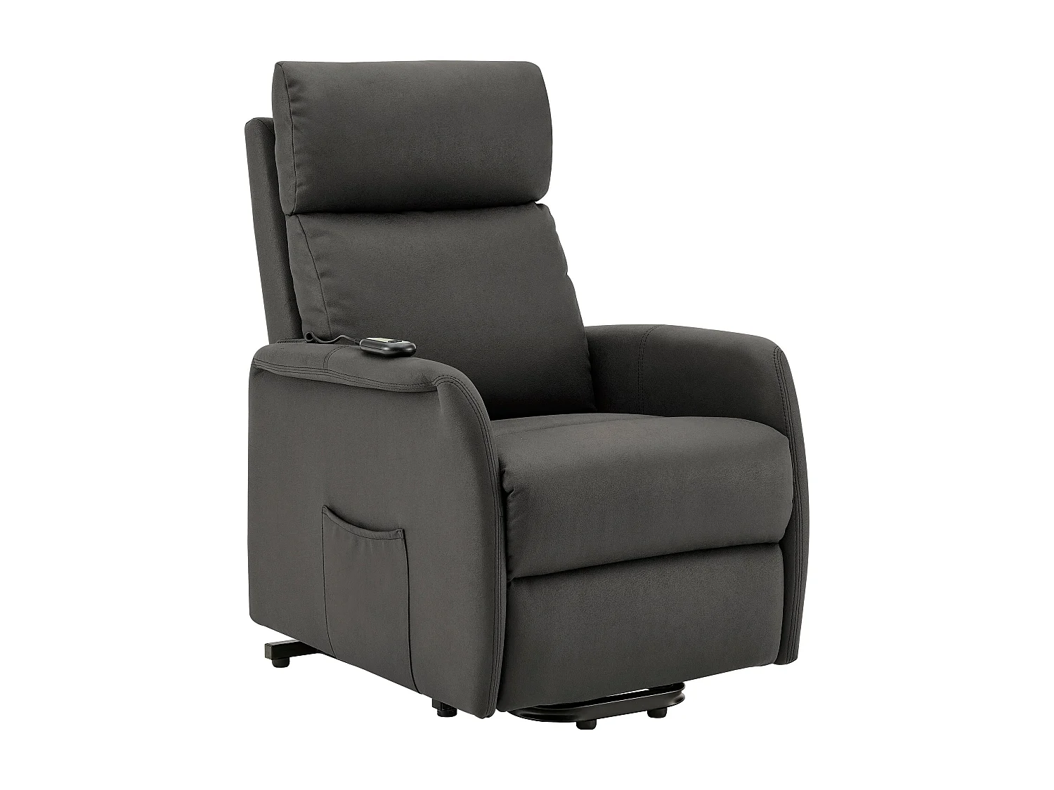 Herman | Fauteuil inclinable en tissu anthracite