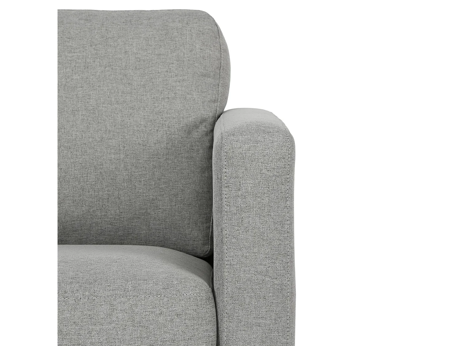 Sedia accento in lino grigio