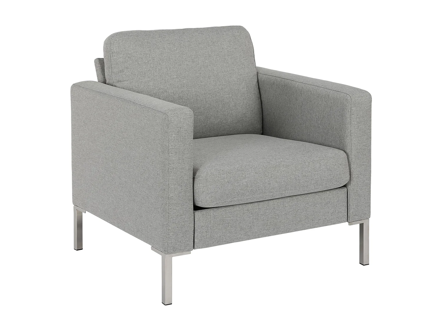 Sedia accento in lino grigio