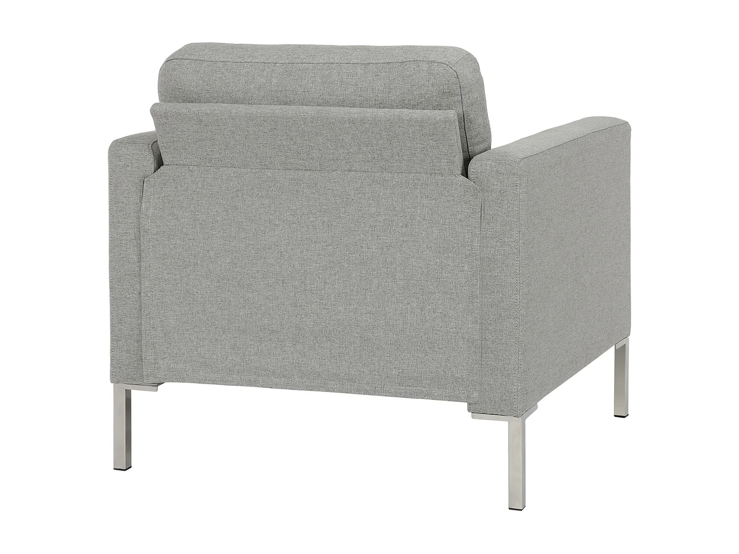 Sedia accento in lino grigio