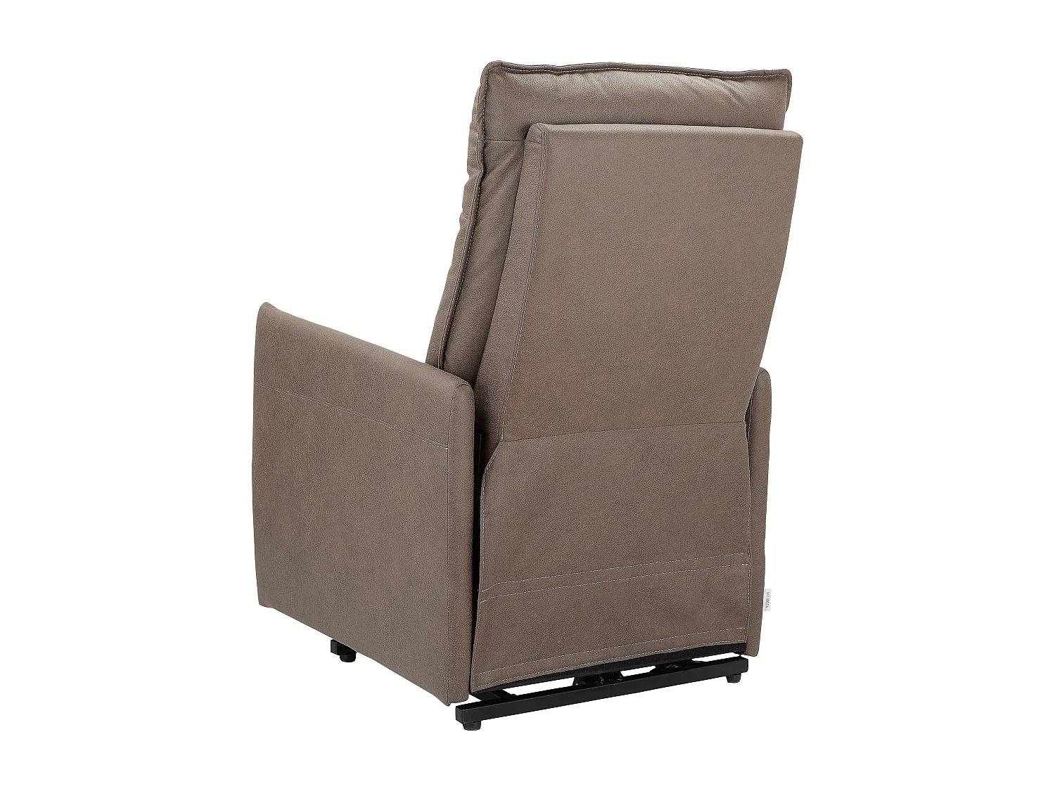 Poltrona eléctrica reclinável e poltrona elevatória em PU cappuccino