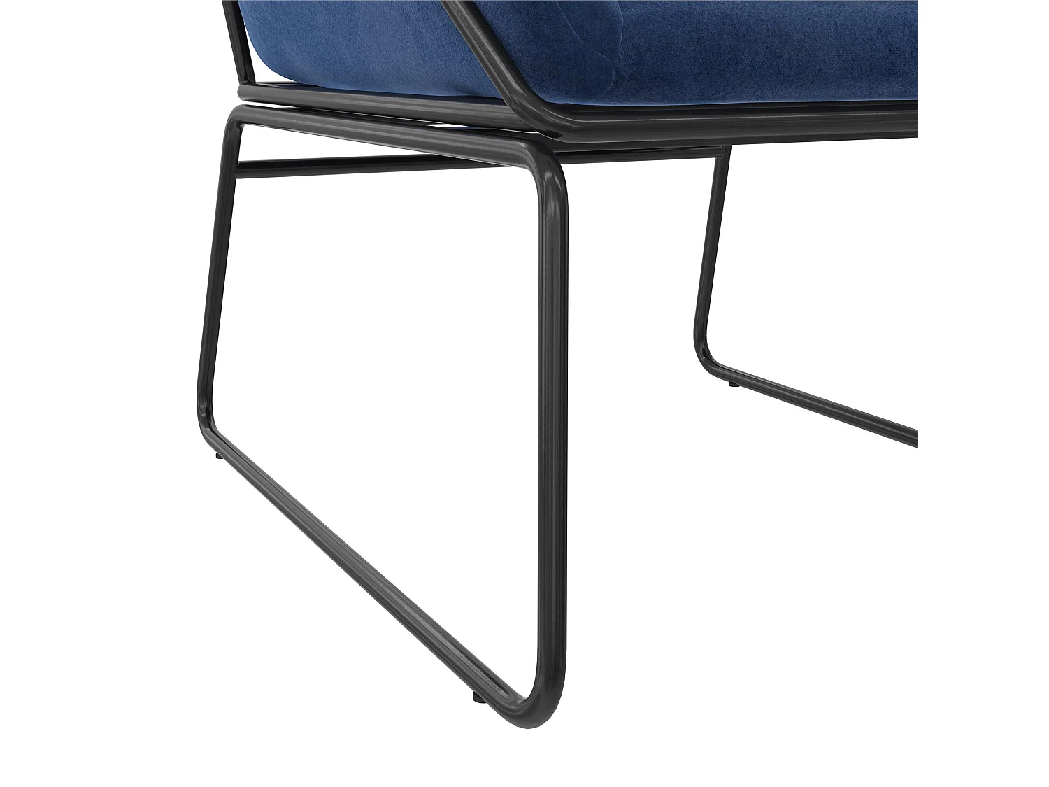 Avery | Fauteuils en velours bleu