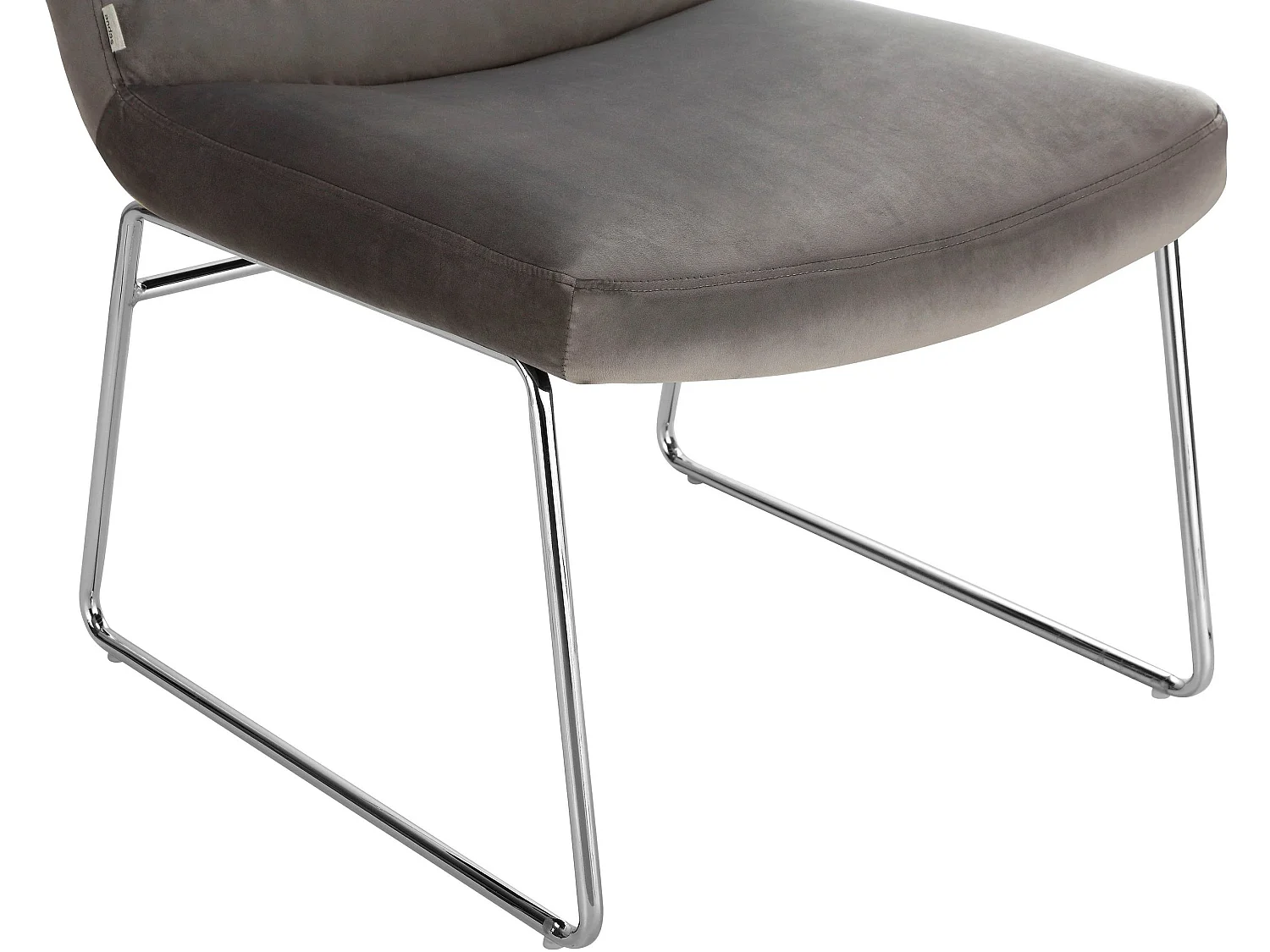 Gil | Fauteuils en velours gris