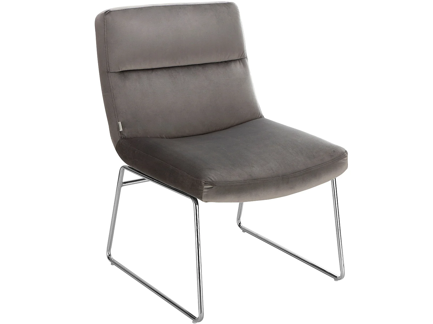 Gil | Fauteuils en velours gris
