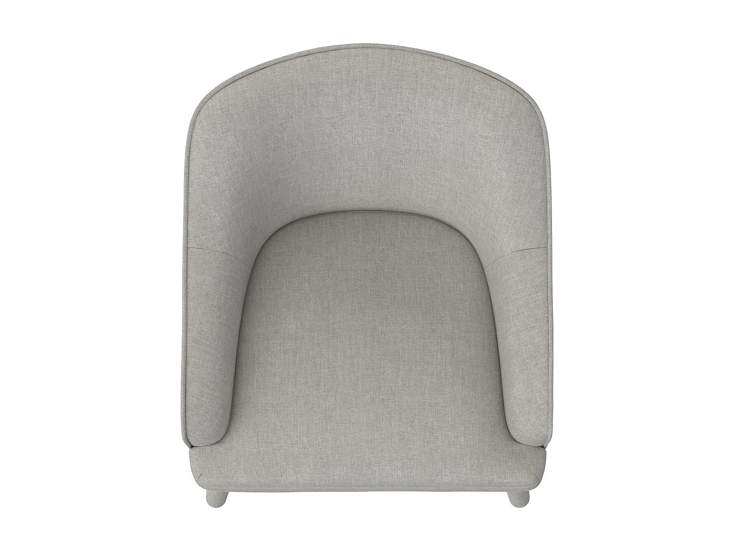 Effie | Chaise d'appoint en tissu gris clair