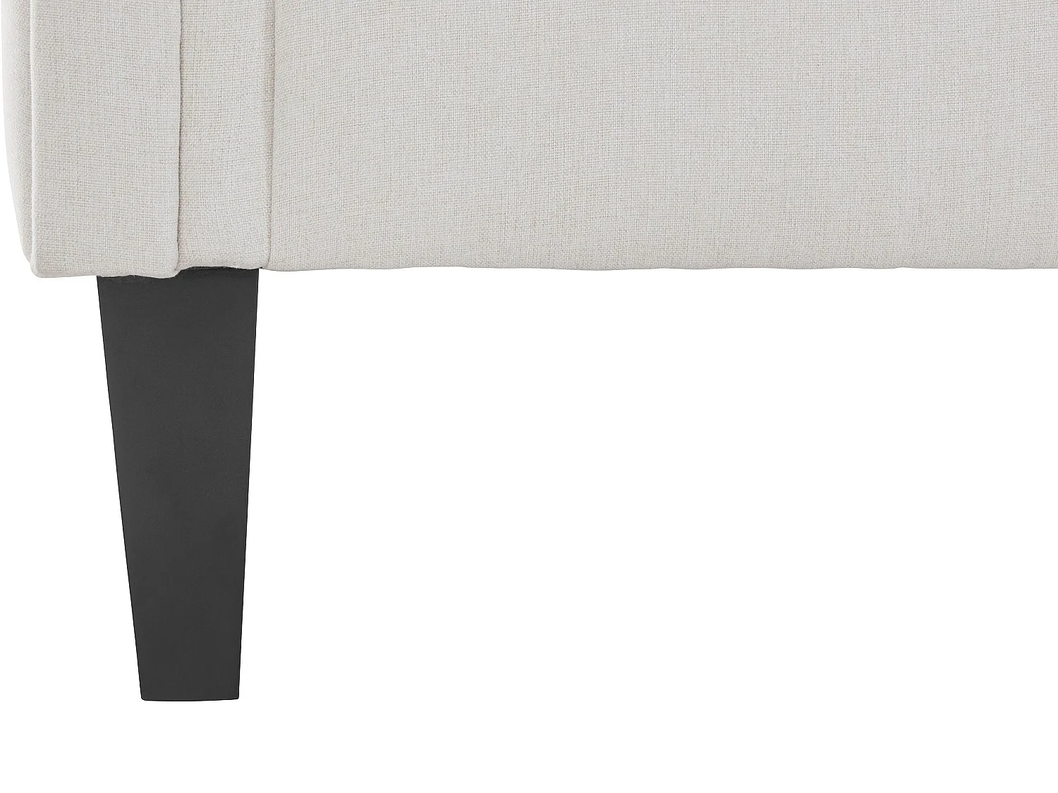 Cooper | Chaise d'appoint rembourrée en tissu crème