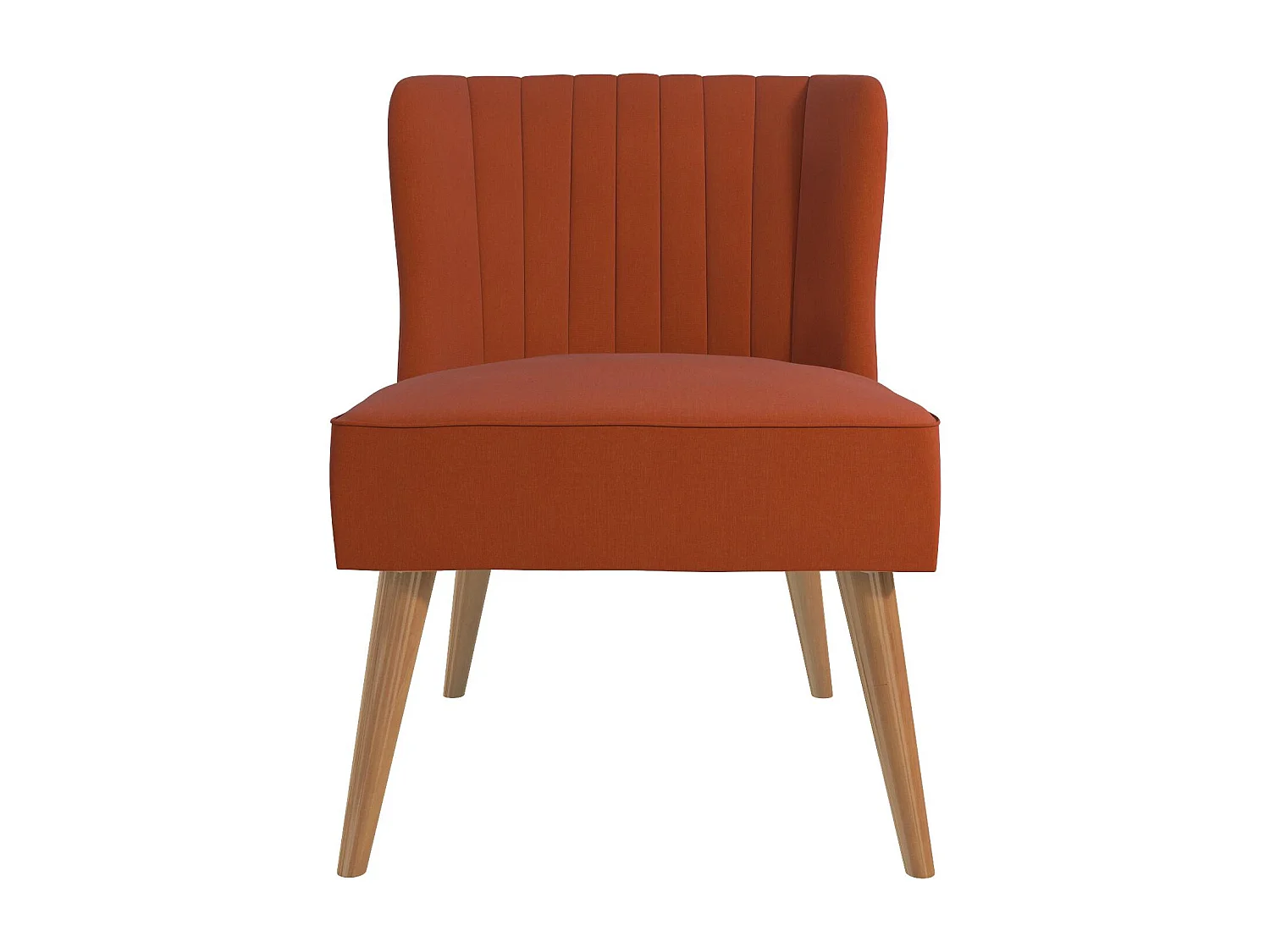 Brittany | Fauteuils en tissu orange
