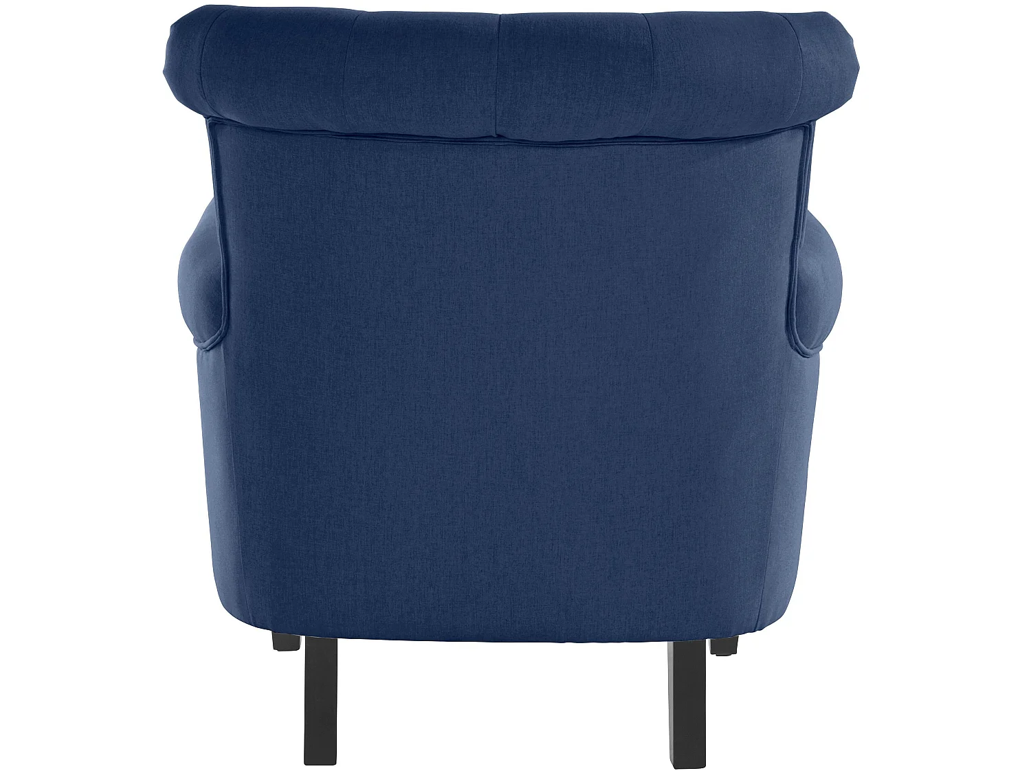 Cooper | Chaise d'appoint rembourrée en tissu bleu