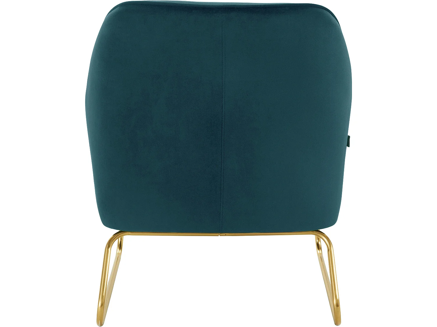 Joshua | Chaise d'appoint rembourrée en velours pétrole