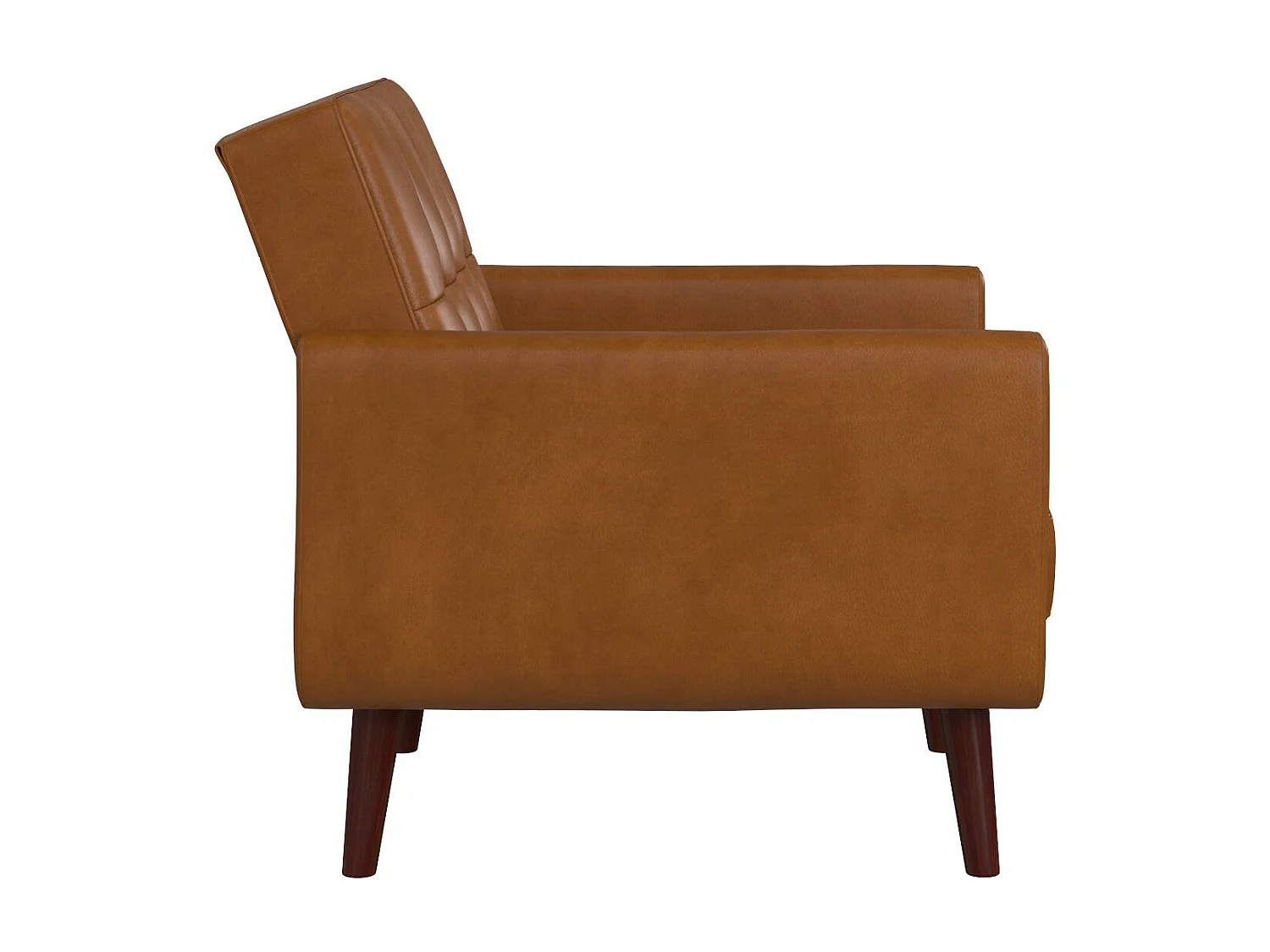 Sedia Accent in ecopelle cammello