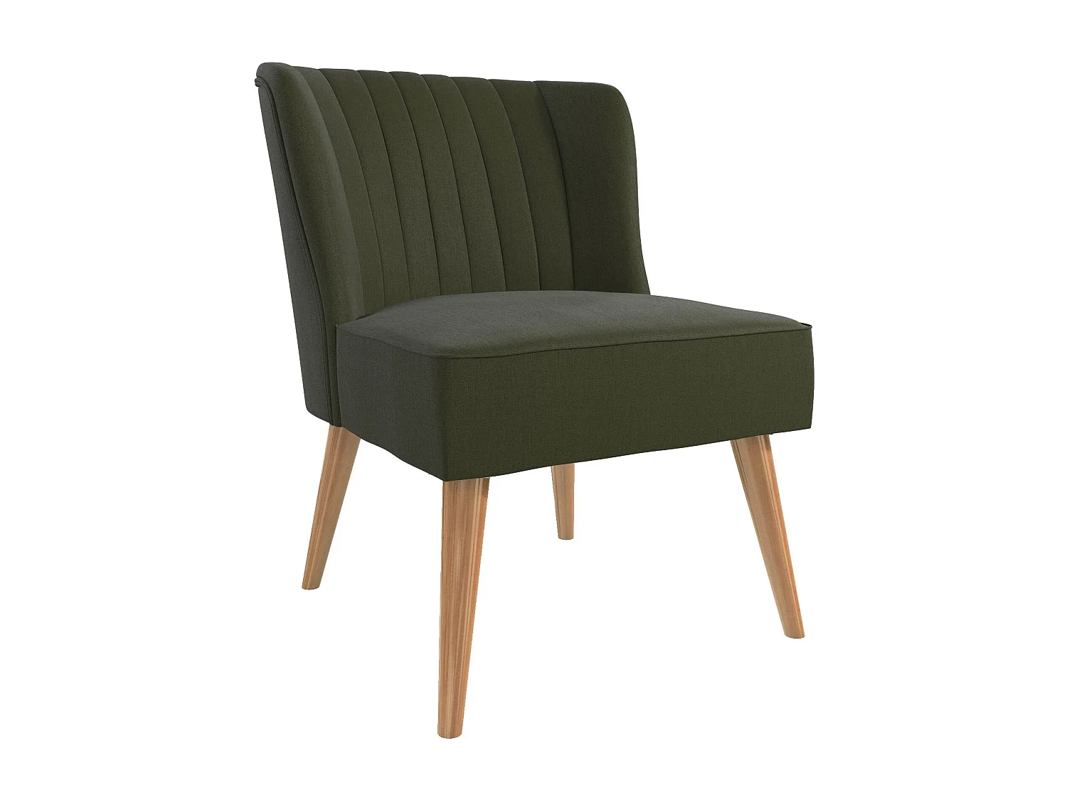 Brittany | Fauteuils en tissu vert