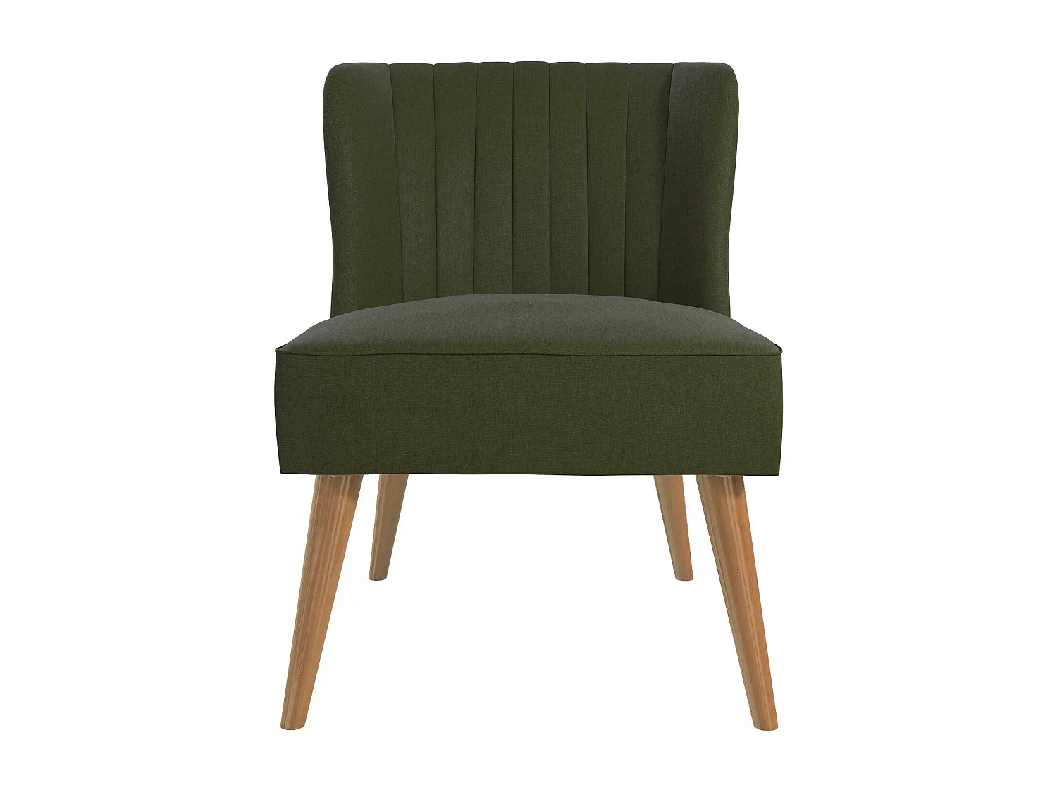 Brittany | Fauteuils en tissu vert